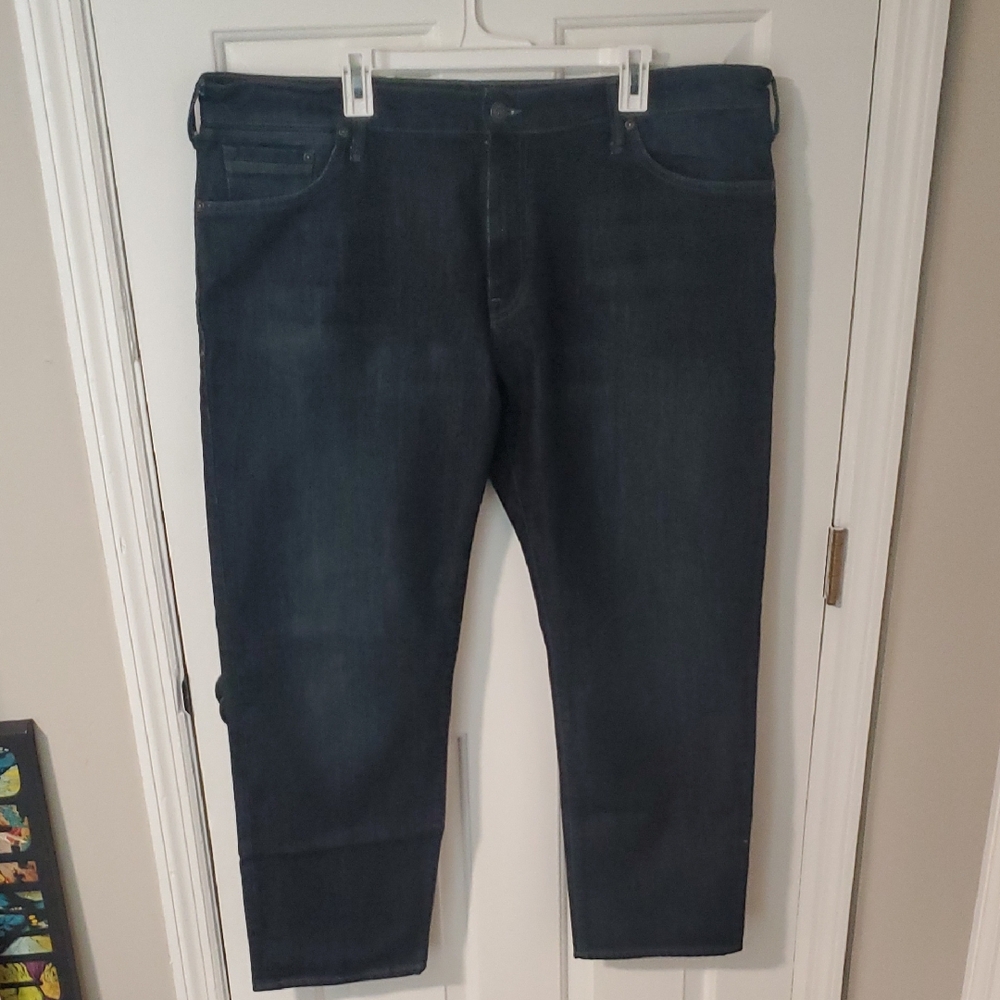 Men's Mavi Matt Relaxed Straight Dark Blue Jeans 42x32